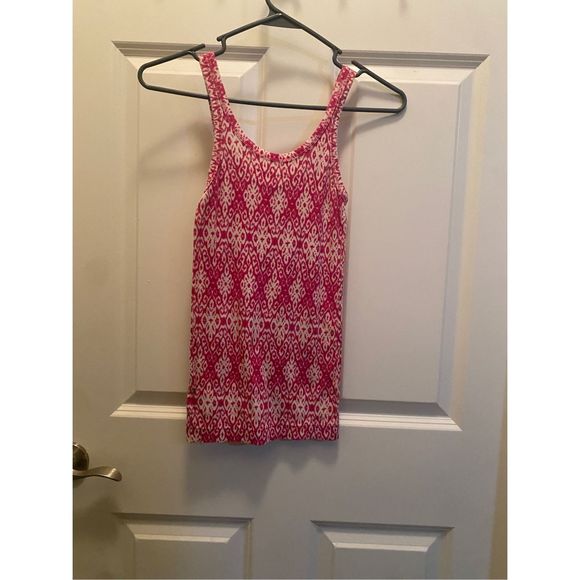 Women’s • Banana Republic • Fuschia • Ikat Patterned • Tank Top • Size XS - Picture 2 of 6